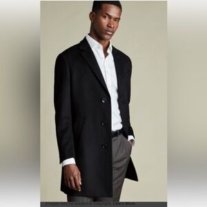 Host Pick🎈🎈Men's Black Wool  cashmere blend Coat formal office core